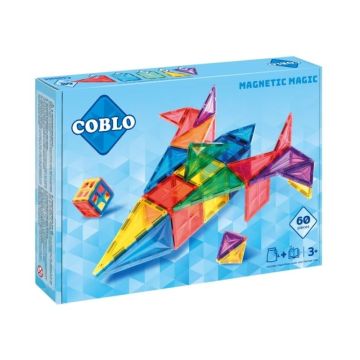 Coblo - magnetická stavebnice - 60 dílů