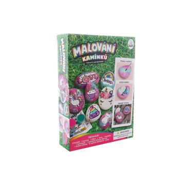 Malování kamínků - Unicorni