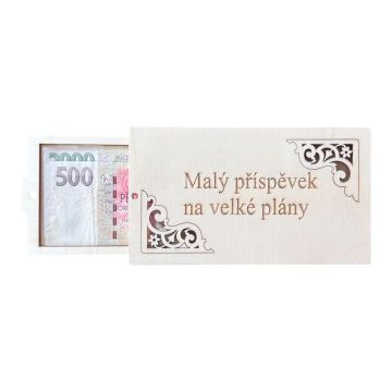 Dárková krabička na peníze