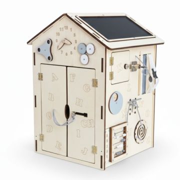 3D domeček Zvídavý - šedivý