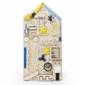 Activity board - žluto modrý