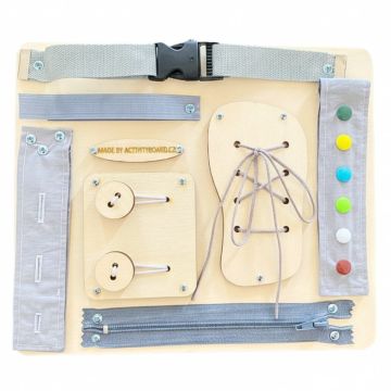 Montessori deska - zapínání