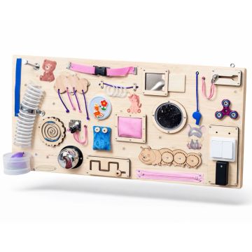 Activity board - Růžovo modrý