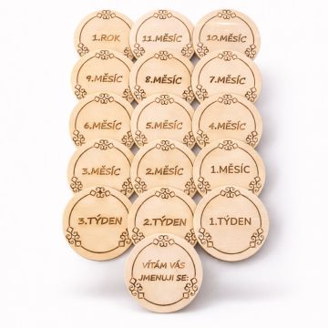 Milníkové kartičky - první rok
