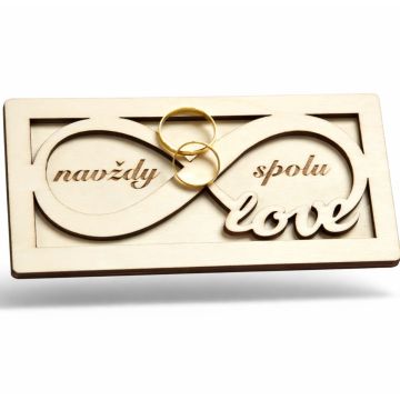 Tácek na snubní prstýnky