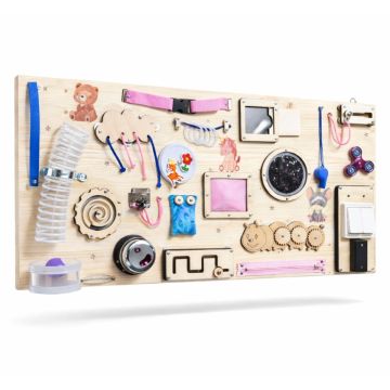 Activity board - Růžovo modrý