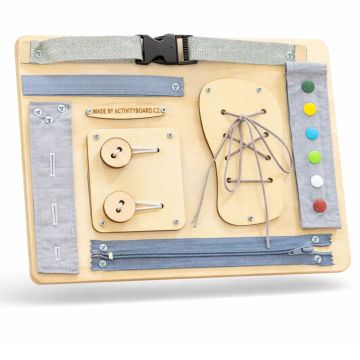 Montessori deska - zapínání