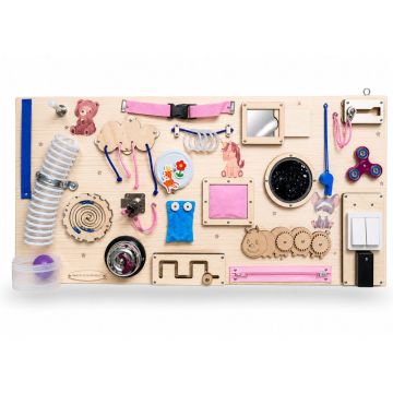 Activity board - Růžovo modrý