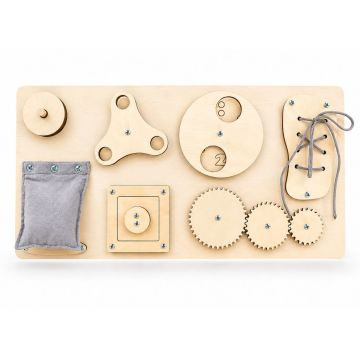 Activity board 40x20 cm - mix komponentů