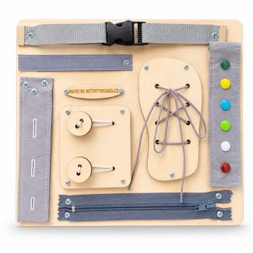 Montessori deska - zapínání