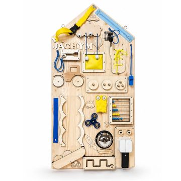 Activity board - žluto modrý