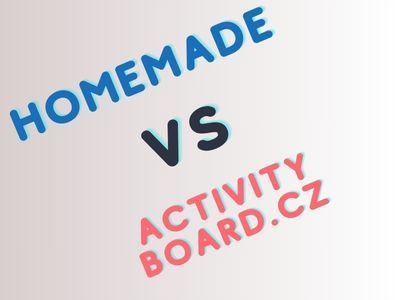 Koupit activityboard nebo si ho vytvořit sami?